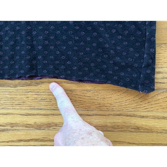 CP SHADES Gray Purple Linen Button Up Long Sleeve Shirt Top Mens Size Small - Picture 9 of 9